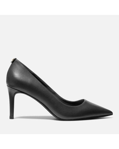 MICHAEL Michael Kors Alina Leather Court Shoes - Black