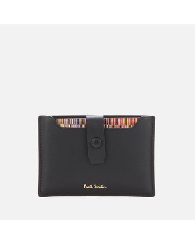 PS by Paul Smith Pull Out Signature Stripe Wallet - Black