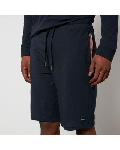 Paul Smith Loungewear Cotton-Jersey Shorts - Blue