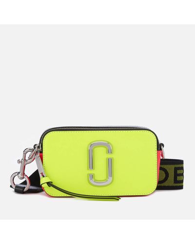 Marc Jacobs Leather Fluorescent Snapshot Camera Bag Small Bright 