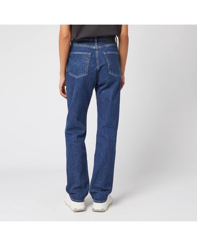 Levi's Denim Made And Crafted 701 Straight Leg Jeans in Blue - Lyst