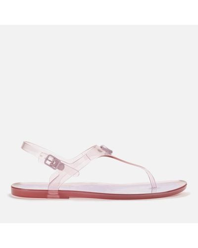 COACH Natalee Jelly Toe Post Sandals - Pink