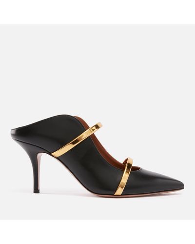 Malone Souliers Maureen 70 Leather Heeled Mules - Black