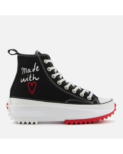 love thread run star hike high top
