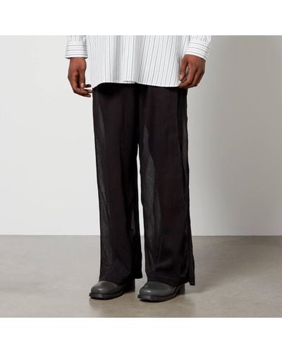 Our Legacy Cotton-Blend Jersey Pants - Gray