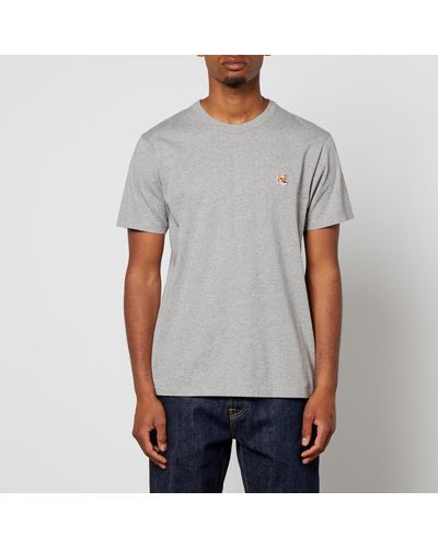 Maison Kitsuné Fox Head Patch T-Shirt - Gray