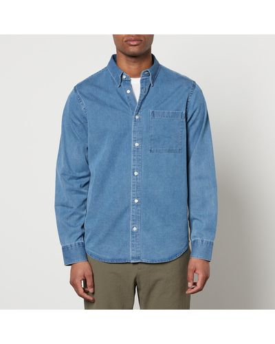 NN07 Cohen Denim Shirt - Blue