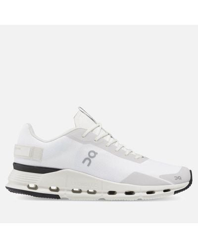 On Shoes Cloudnova Form Mesh Running Sneakers - White