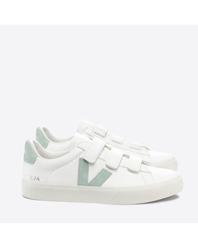Veja ’S Chrome Free Leather And Suede Trainers - White