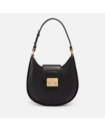 3.1 Phillip Lim Pashli Modern Leather Hobo Bag - Black