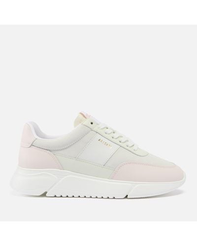 Axel Arigato Genesis Vintage Leather And Suede Trainers - White
