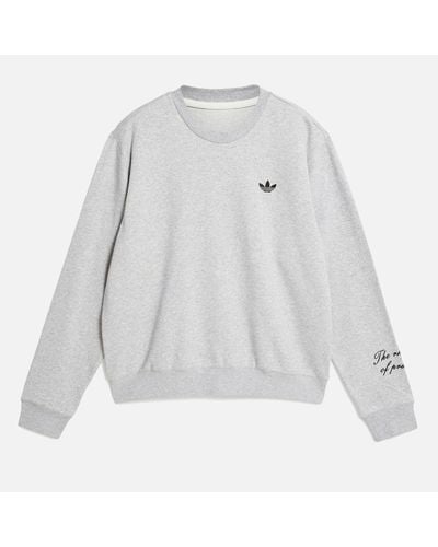 adidas Spirit Of Practise Cotton-Blend Jersey Sweatshirt - Grey