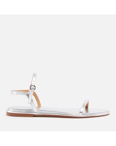 Aeyde Nettie Leather Sandals - White