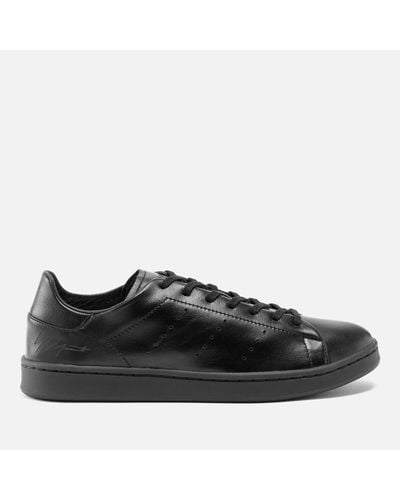 Y-3 Stan Smith Leather Trainers - Black