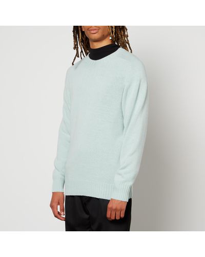 Officine Generale Wool And Cashmere-Blend Sweater - Green
