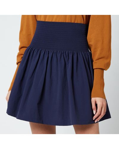 KENZO Ks Short Flared Skirt - Blue