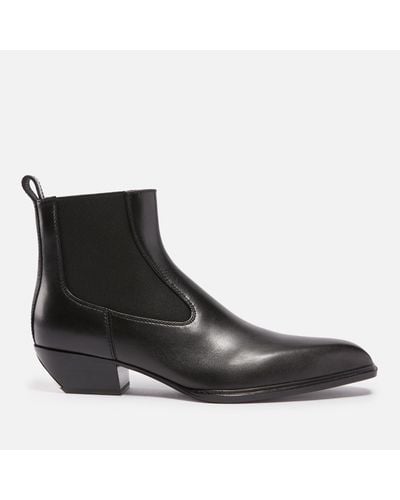 Alexander Wang Slick 40 Leather Ankle Boots - Brown
