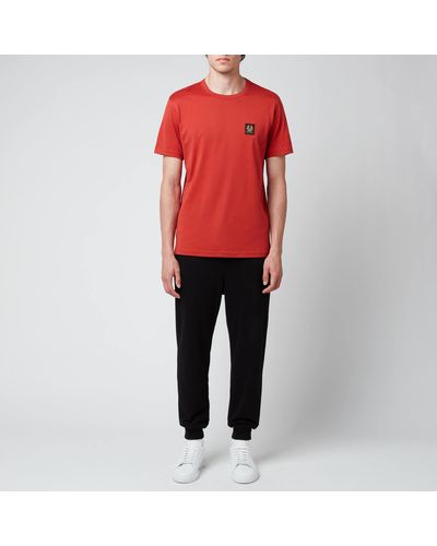 belstaff red t shirt