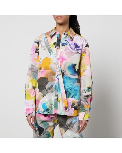 Stine Goya Martina Printed Cotton-Poplin Shirt - Multicolour