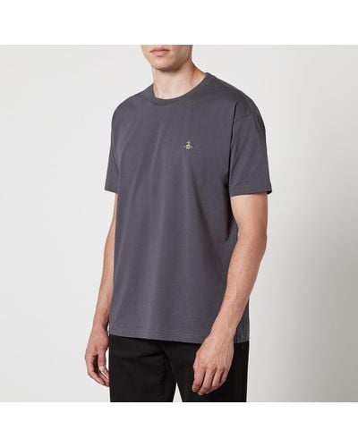 Vivienne Westwood Classic Orb Cotton T-Shirt - Gray