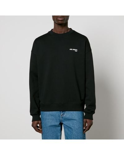 Axel Arigato Spade Cotton-Jersey Sweatshirt - Black