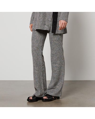 Stine Goya Andy Bouclé Trousers - Grey