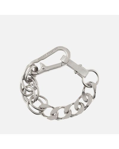 Heron Preston Silver-tone Chain Bracelet - White