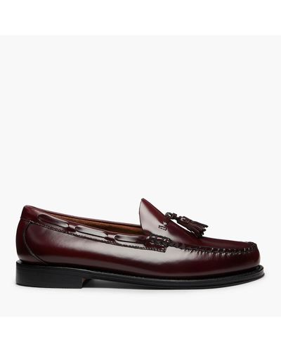 G.H. Bass & Co. Larkin Tassel Leather Loafers - Brown