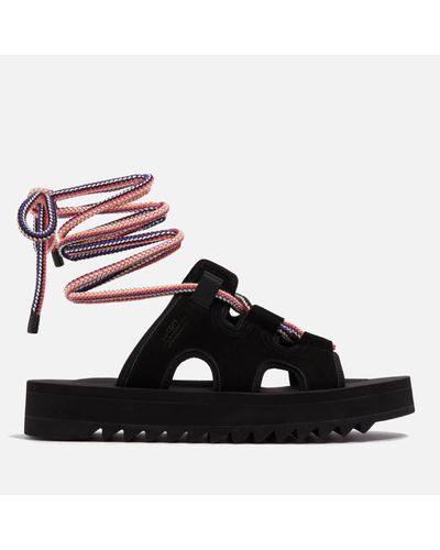 Suicoke Ray-Ab Suede Sandals - Black
