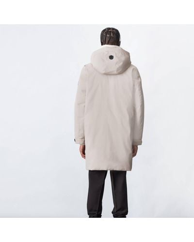 Mackage Kason Long Hooded Coat - Natural