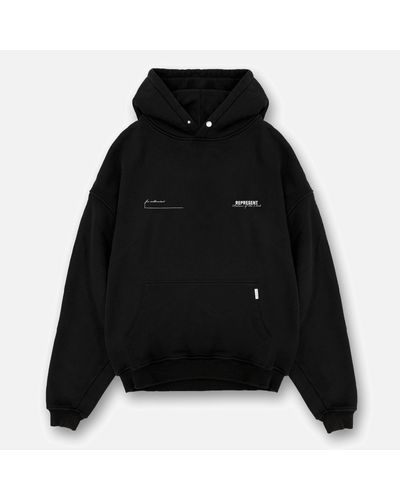 Represent Patron Of The Club Cotton-Jersey Hoodie - Black