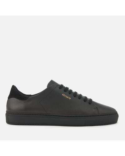 Axel Arigato Clean 90 Leather Cupsole Sneakers - Black