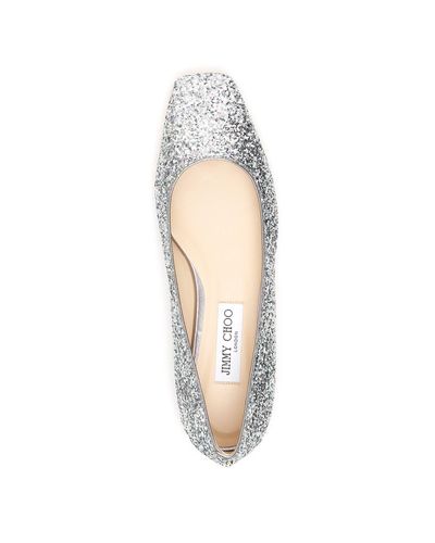 jimmy choo modell glitter ballet flats