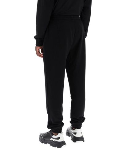 Burberry Cotton Gresham JOGGER Pants in Black for Men - Lyst