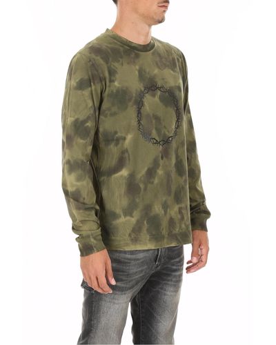 1017 ALYX 9SM Thorn Tie-dyed Cotton-jersey T-shirt in Khaki (Green) for ...