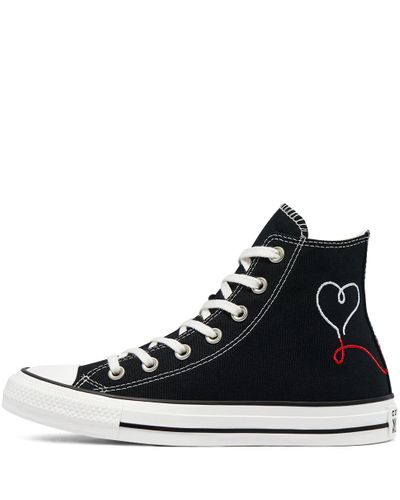 Chuck Taylor All Star Love Thread montante Converse pour homme en coloris  Noir - Lyst