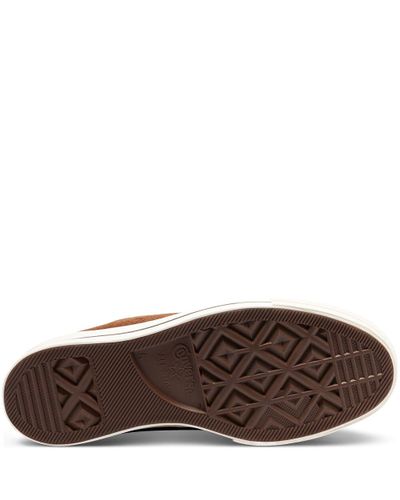 cozy club platform chuck taylor all star converse brown