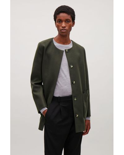 cos green jacket