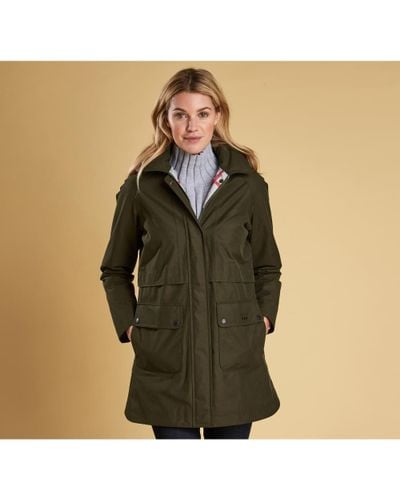 Barbour Farron Womens Jacket in Olive (Green) - Lyst
