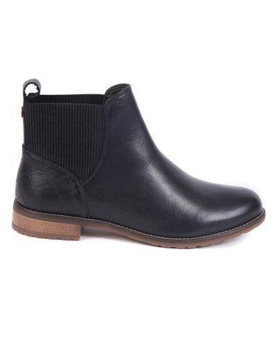 Barbour Hope Leather Chelsea Boots in Black - Lyst