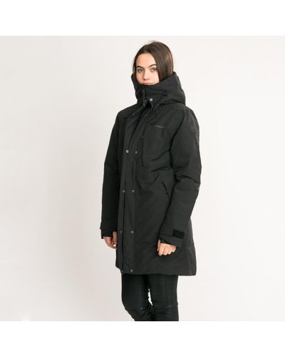 Didriksons Synthetic Silje 2 Parka in Black | Lyst