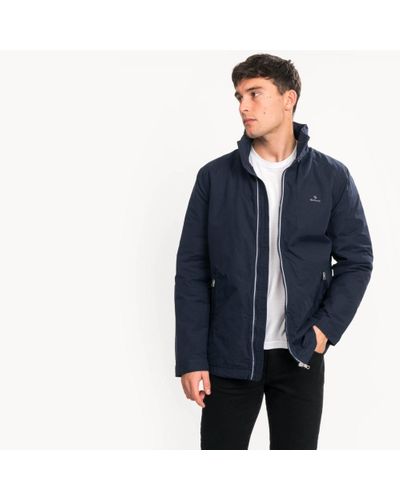 gant mid length jacket black