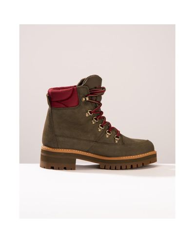 chunky platform combat boots