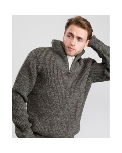 barbour new tyne half zip jumper