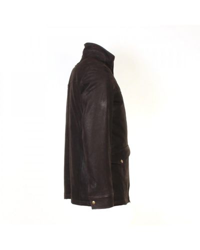 GANT The Nubuck Double Decker Mens Jacket in Dark Brown (Brown) for Men -  Lyst