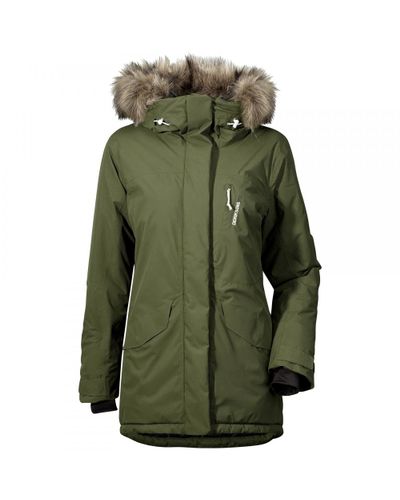 Didriksons Synthetic Stacie Womens Jacket in Green - Lyst