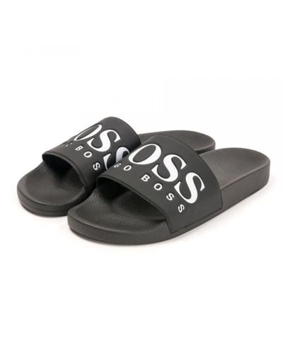 mens hugo boss sliders