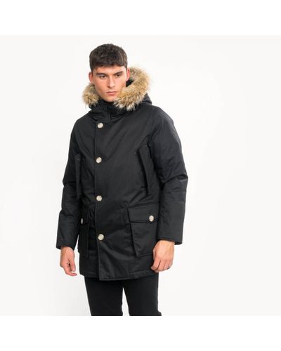 woolrich laminated parka