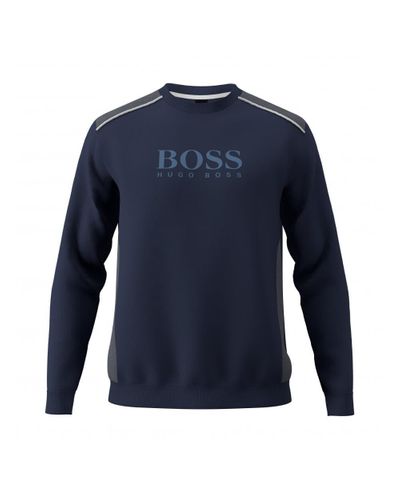hugo boss blue and red tracksuit