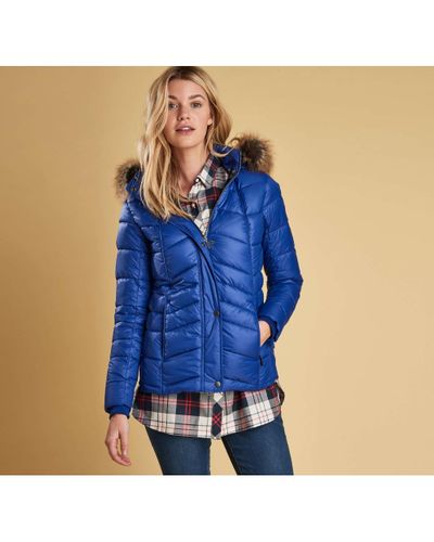 Barbour Women's Bernera Quilted Jacket Blue Barbour Bernera